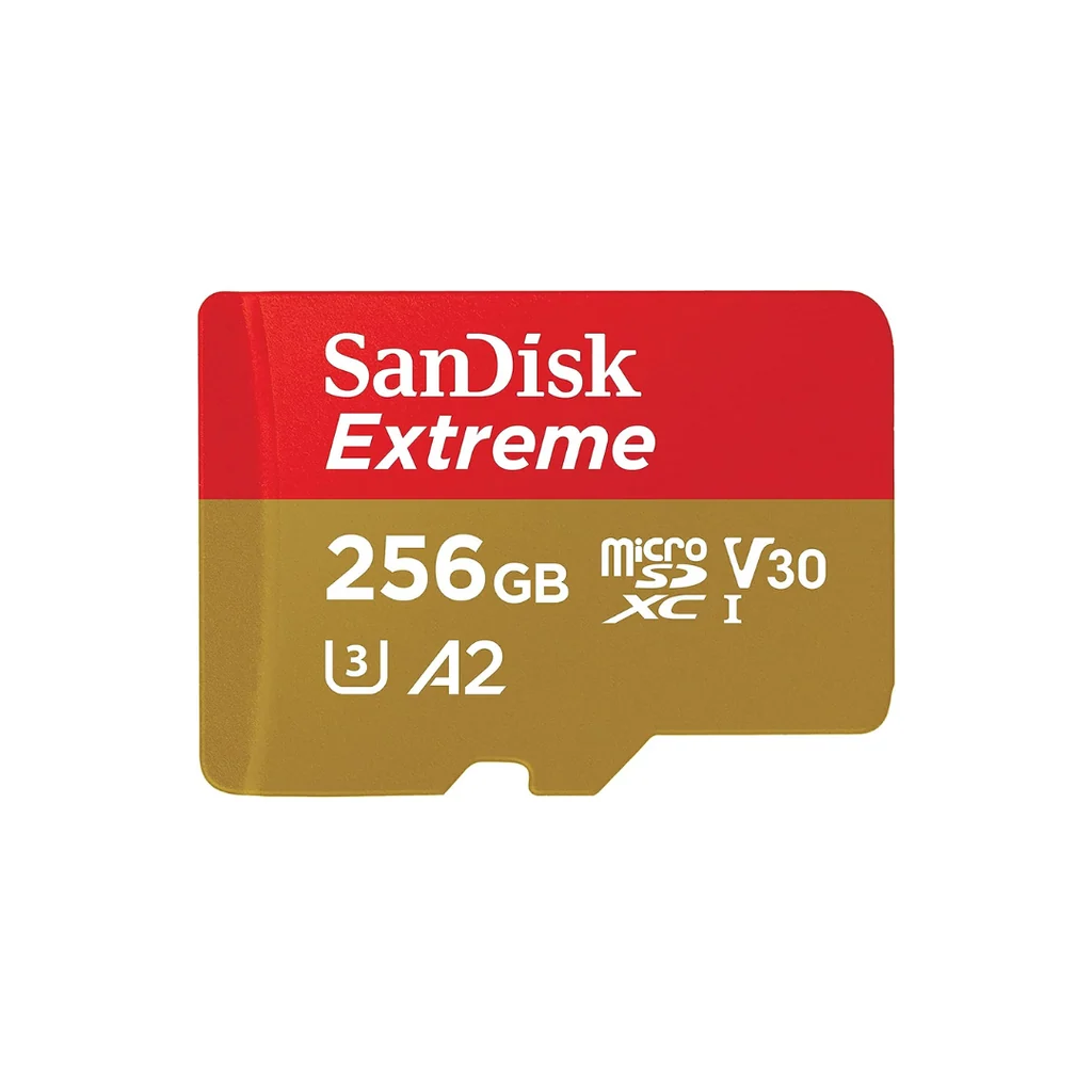 SanDisk Extreme 256GB 190mbps microSDXC UHS-I Memory Card (SDSQXAV-256G-GN6MN)
